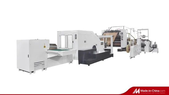 Fully Automatic Square Bottom Paper Bag Making Machine with Twisted ...