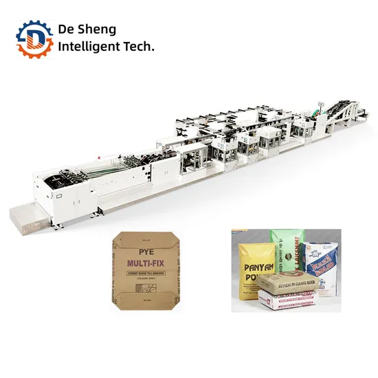 Valve Paper Bag Making Machine Sack Bag Machine Bottomer