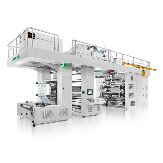 Automatic Central Drum 6 Color Plastic Film Ci Flexographic/Flexo Printing Machine